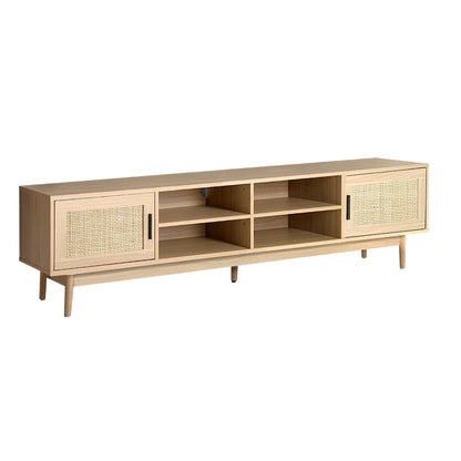 Tv Cabinet Entertainment Unit 180Cm Rattan Cole