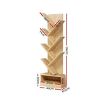 Tree Bookshelf 7 Tiers - Echo Oak