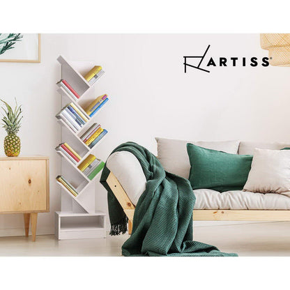 Tree Bookshelf 9 Tiers - Echo White