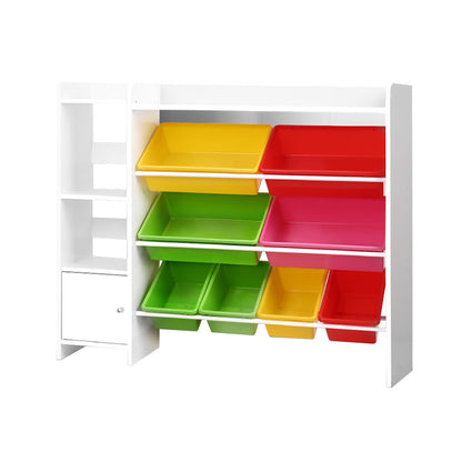 8 Bin Toy Storage Shelf