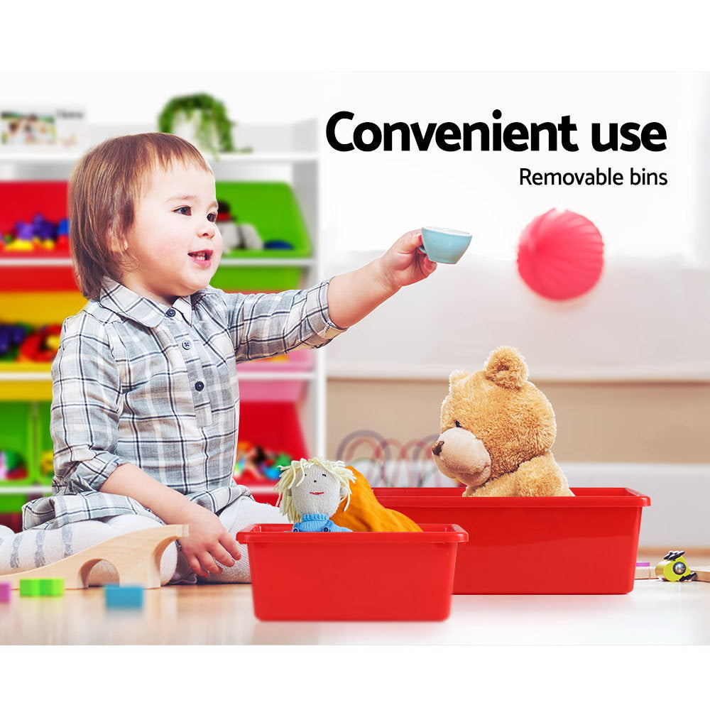 8 Bin Toy Storage Shelf