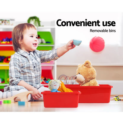 8 Bin Toy Storage Shelf