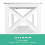Console Table 3-Tier White Polly