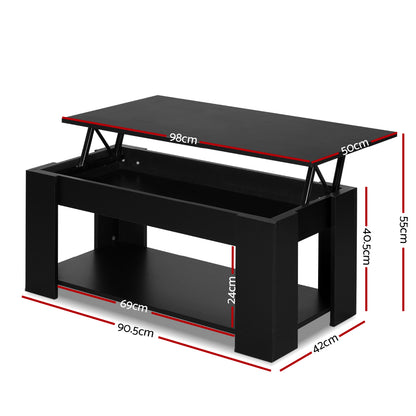 Coffee Table Lift-Top Coffee Table Black