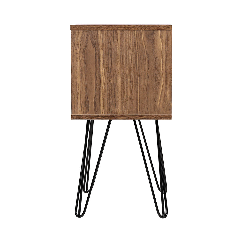 Bedside Table 1 Drawers With Shelf - Lars
