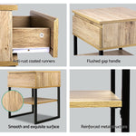 Bedside Table 1 Drawers With Shelf - Casey