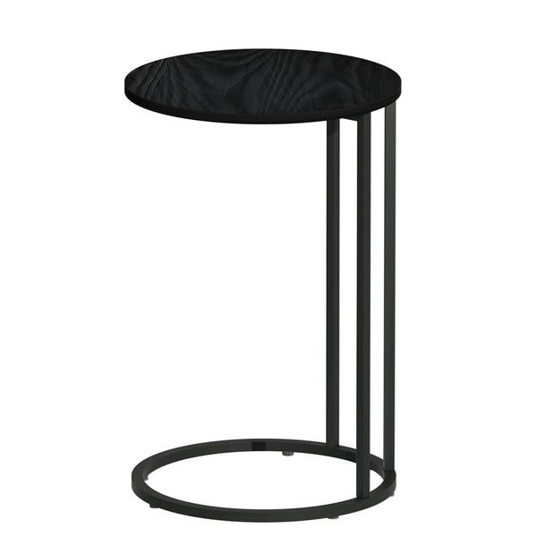  Coffee Table Side Table Round Black Martha