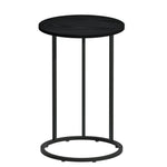 Coffee Table Side Table Round Black Martha