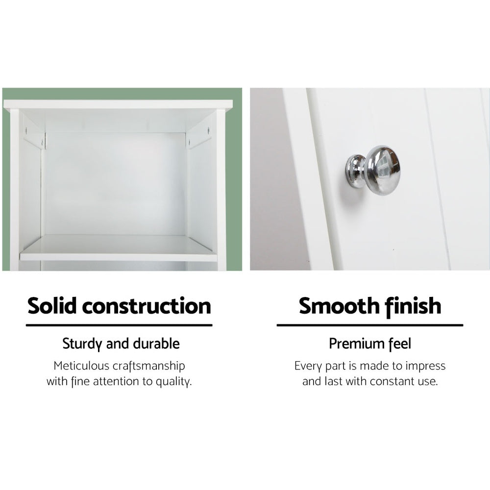 Bathroom Cabinet Storage 160Cm White