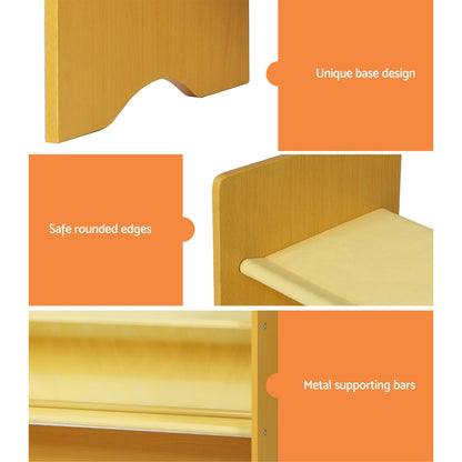 Kids Toy Box 9 Bins Storage Children Room Organiser Cabinet Display 3 Tier