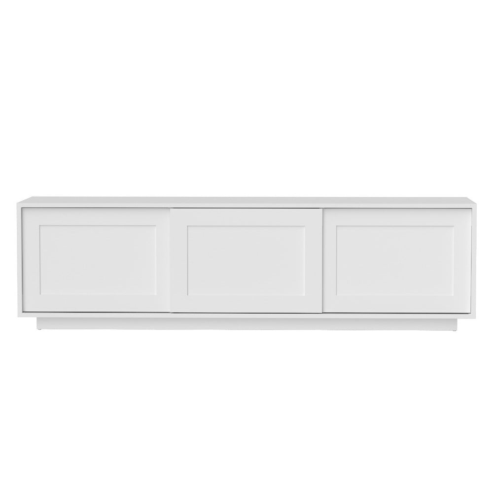  TV Unit Entertainment Unit Storage Cabinet 160cm White