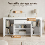 180cm Buffet Sideboard Cabinet White Storage | HomeAndLiving