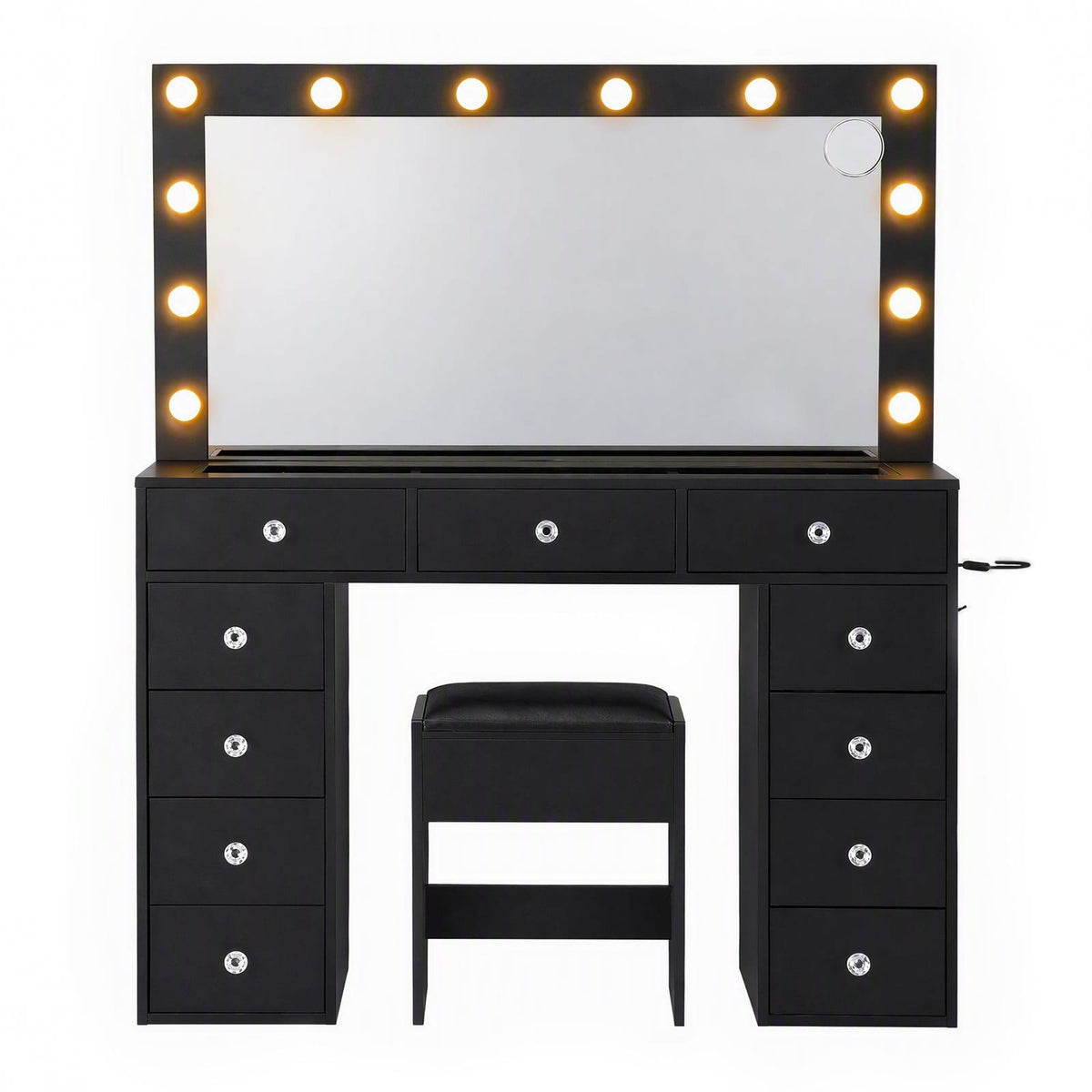 Dressing Table Charging Station 120x35x142cm