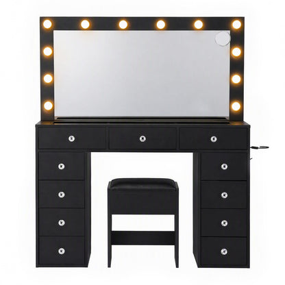 Dressing Table Charging Station 120x35x142cm