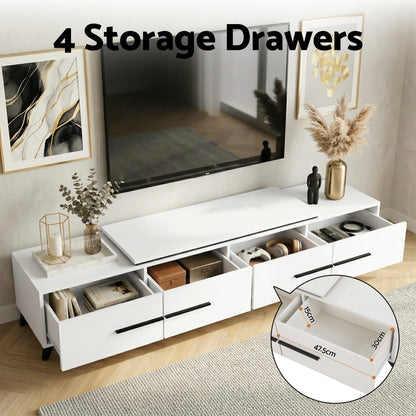 Extendable TV Cabinet Entertainment Unit 260cm | HomeAndLiving