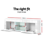 Entertainment Unit Tv Cabinet 130Cm White Ivan