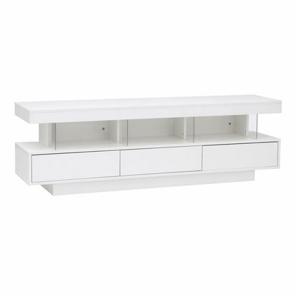 White 160cm TV Unit Storage 160x38x50cm