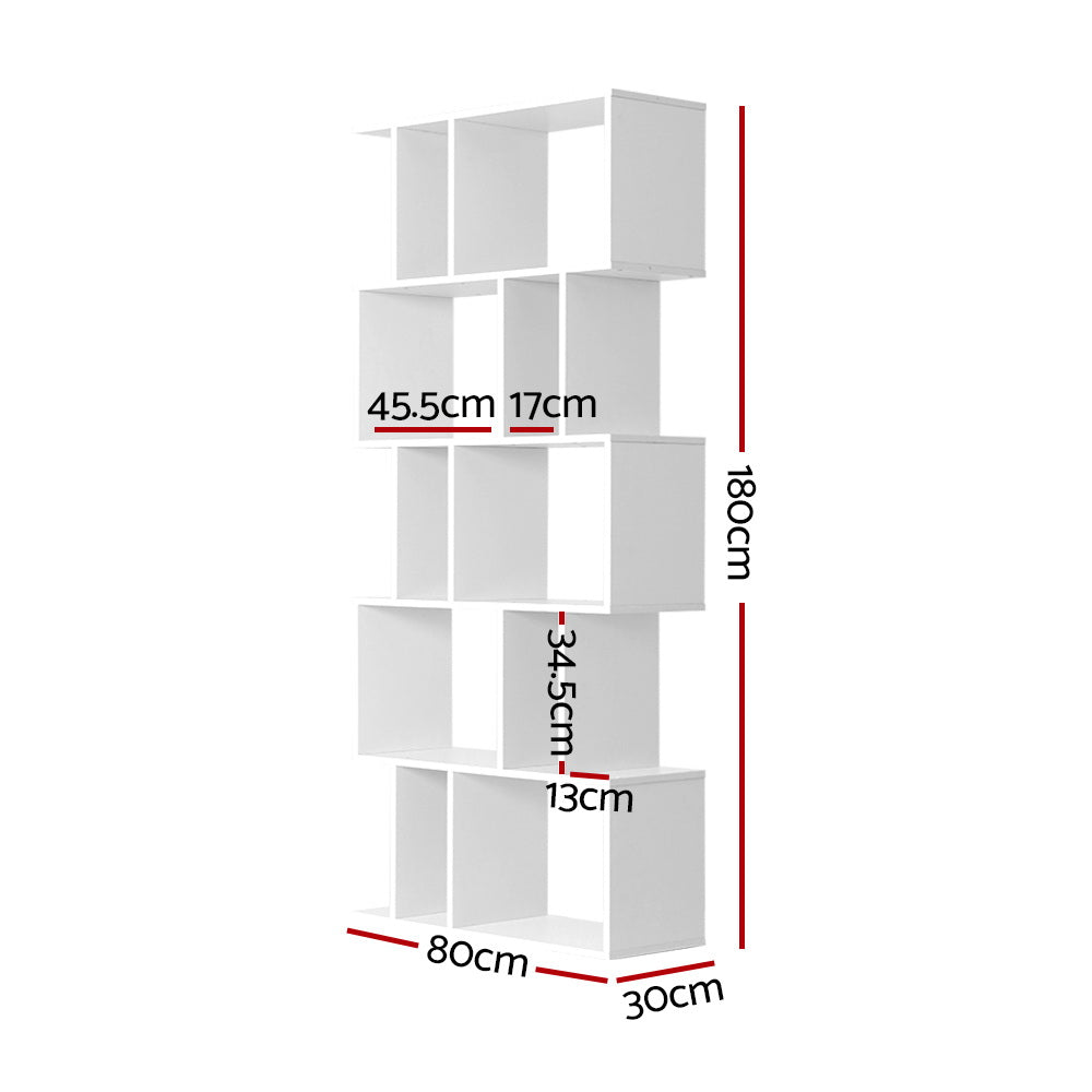 Bookshelf 5 Tiers - Rita White