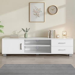 Entertainment Unit TV Cabinet 120cm White Dylan