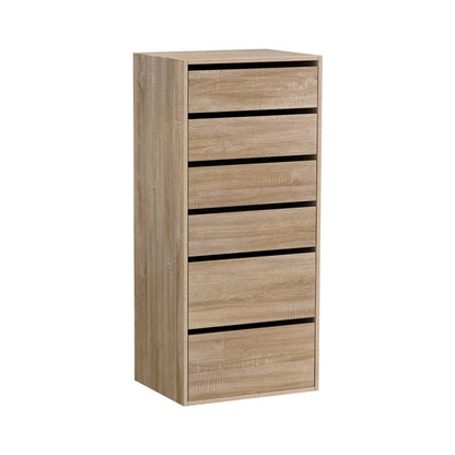 Tall Chest Of Drawers Storage 50.5x40x113cm