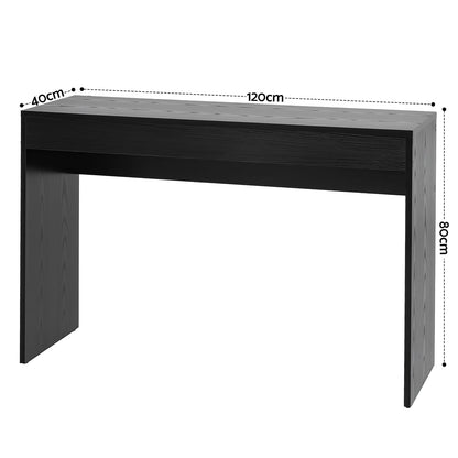 Console Table Black Marble 120x40x80cm