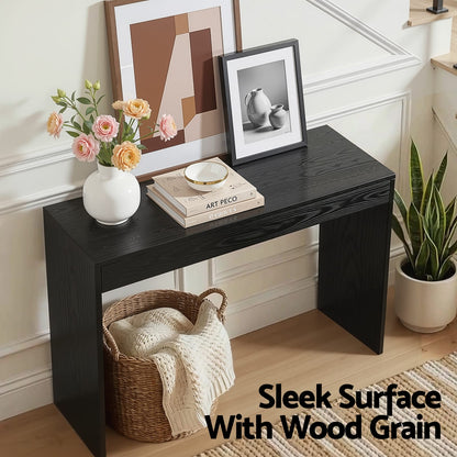 Console Table Black Marble 120x40x80cm