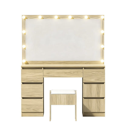 Dressing Table Vanity Set Stool 118x39x143cm