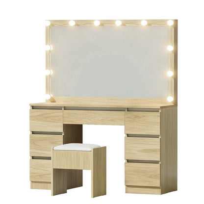 Dressing Table Vanity Set Stool 118x39x143cm