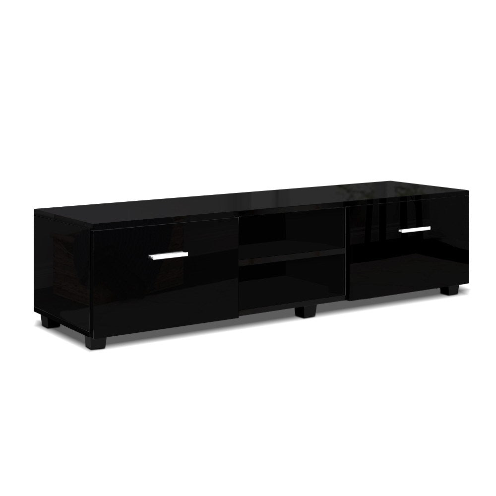 Entertainment Unit Tv Cabinet 140Cm Black Jim
