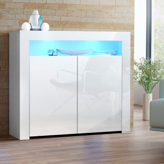Buffet Sideboard Led - Arno White