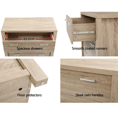 5 Chest Of Drawers - Maxi Pine