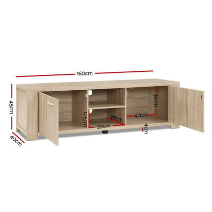 TV Cabinet Entertainment Unit 160cm Pine Maxi