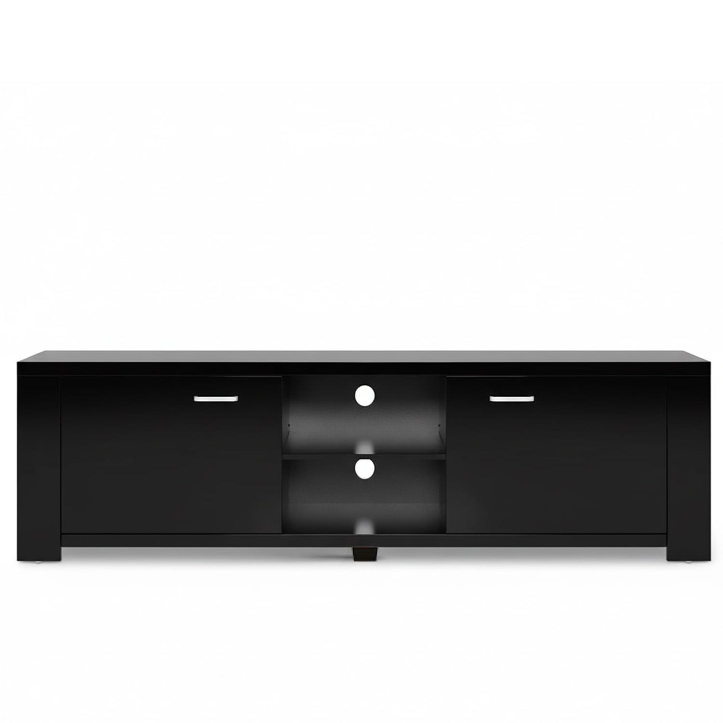 Black 160cm Tv Unit 160x40x45cm