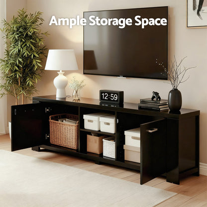 Black 160cm Tv Unit 160x40x45cm
