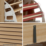 Pine Shoe Cabinet 3 Flip Drawer Set 2pc | HomeAndLiving