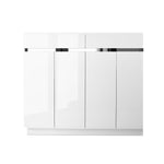 Shoe Cabinet Shoes Storage Rack High Gloss Cupboard White Drawers