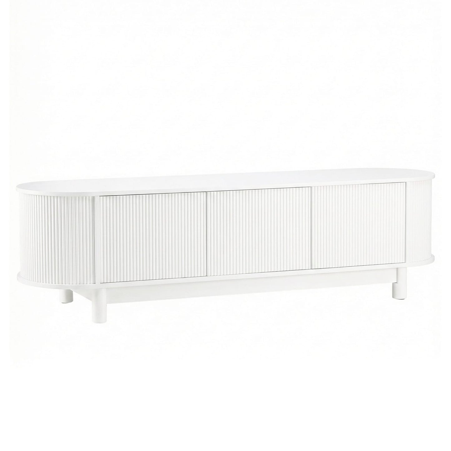 White Tv Unit Storage Cabinet 160x40x45cm