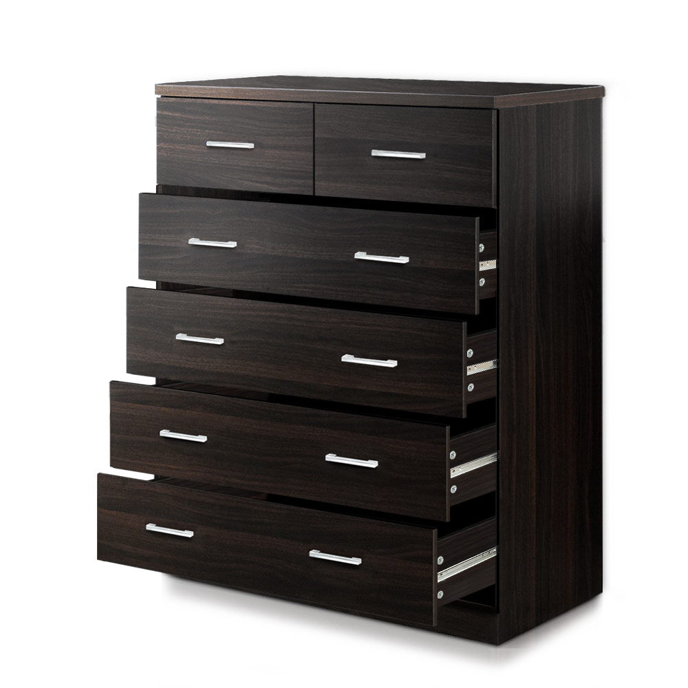 6 Chest Of Drawers - Andes Walnut