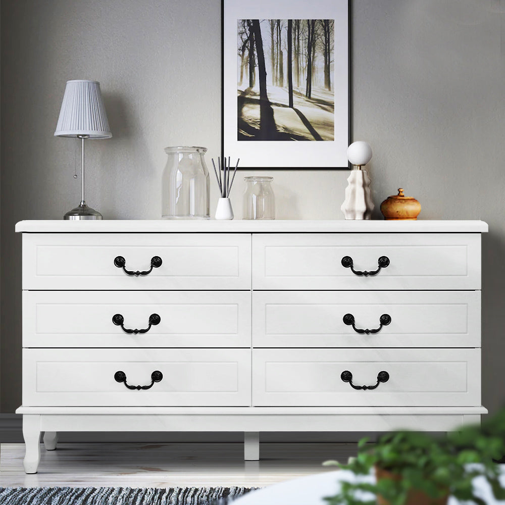 6 Chest Of Drawers - Kubi White