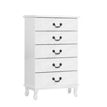5 Chest Of Drawers - Kubi White