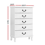 5 Chest Of Drawers - Kubi White
