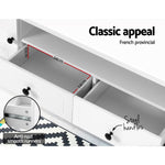 Tv Cabinet Entertainment Unit 160Cm White Kubi