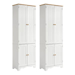 Tall Pantry Cabinet 6-Tier Set of 2 | HomeAndLiving