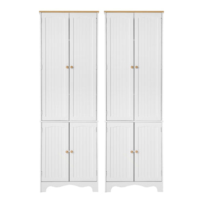 Tall Pantry Cabinet 6-Tier Set of 2 | HomeAndLiving - 5