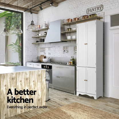 Tall Pantry Cabinet 6-Tier Set of 2 | HomeAndLiving - 6
