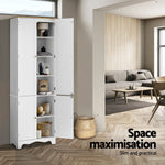 Tall Pantry Cabinet 6-Tier Set of 2 | HomeAndLiving