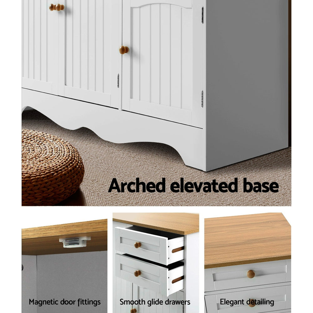 Buffet Sideboard 3 Doors - Berne White