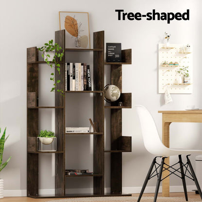 Tree-Shaped Bookshelf Romi Walnut