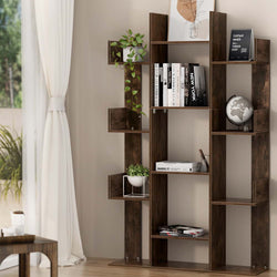 Tree-Shaped Bookshelf Romi Walnut