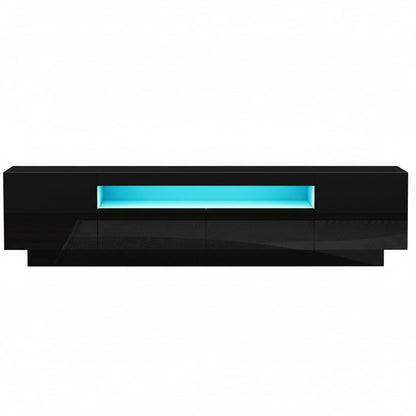 Tv Unit Storage Black 180x34x42cm